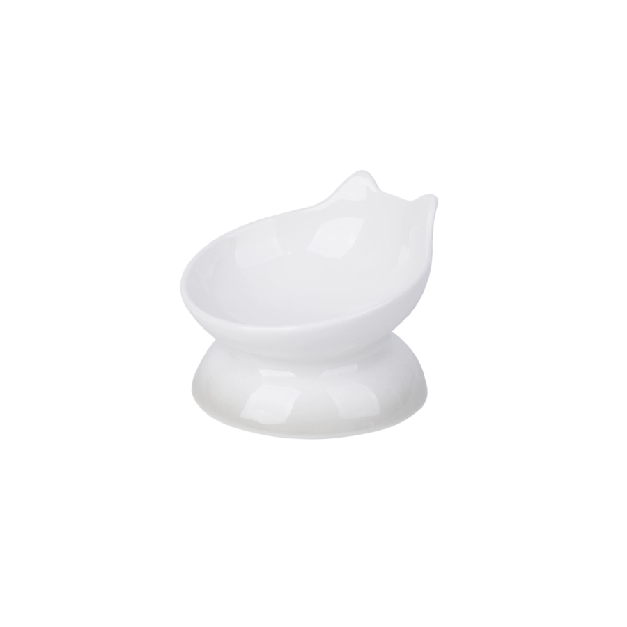 Taz&oacute;n Elevado Cer&aacute;mico Para Gato Leeby 120 Ml, , large image number null