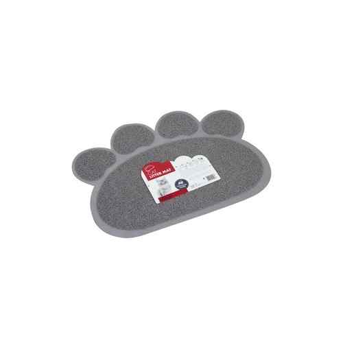 Paw alfombra para arenero gris  60 x 45 cm