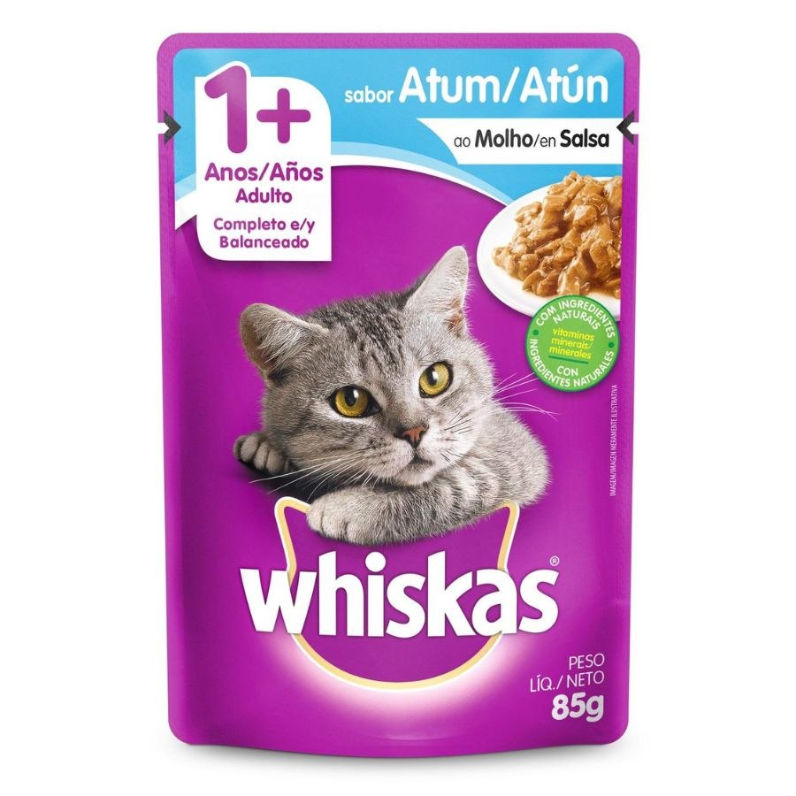 Whiskas Pouch Adulto Atun 85Gr, , large image number null