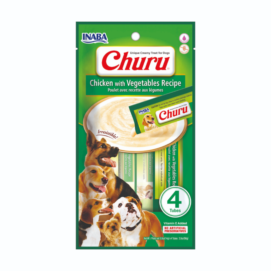 Churu Perro Chicken/Vegetal (4 Unidades), , large image number null
