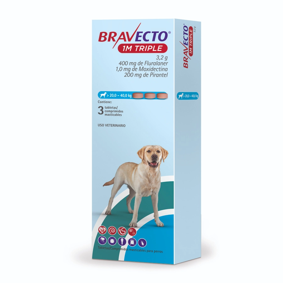 Bravecto 1M Triple  3.2G.