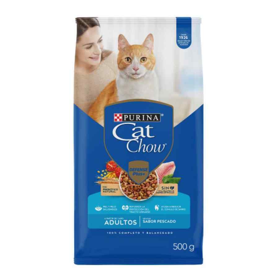 Cat Chow Adultos Pescado 500 g image number null