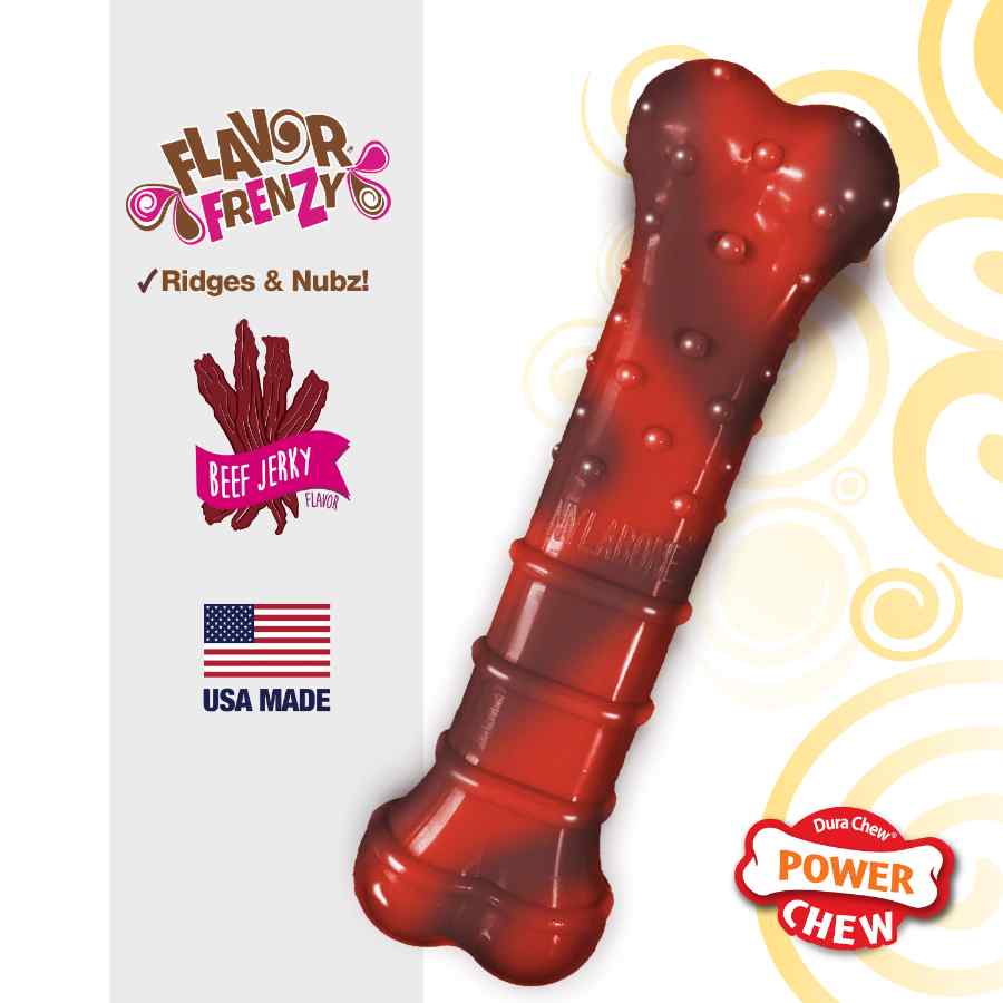 Nylabone Power Chew Huesto Texturizado Sabor Res, , large image number null