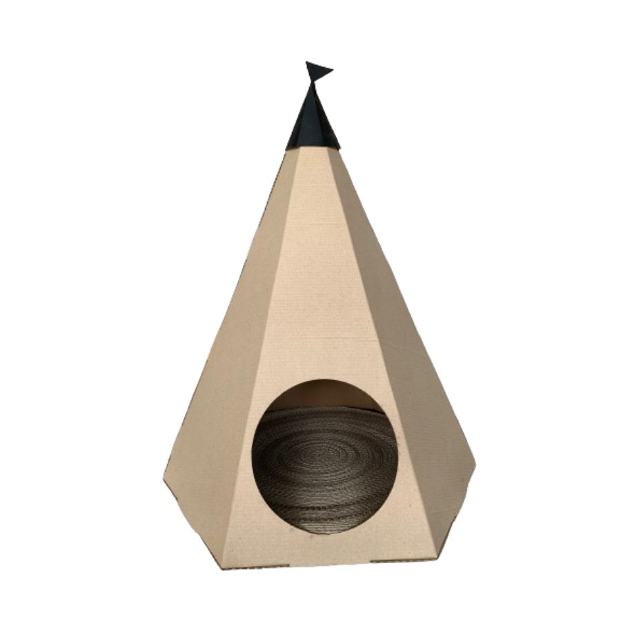 Rascat casa piramide rascador 50x43x65, , large image number null