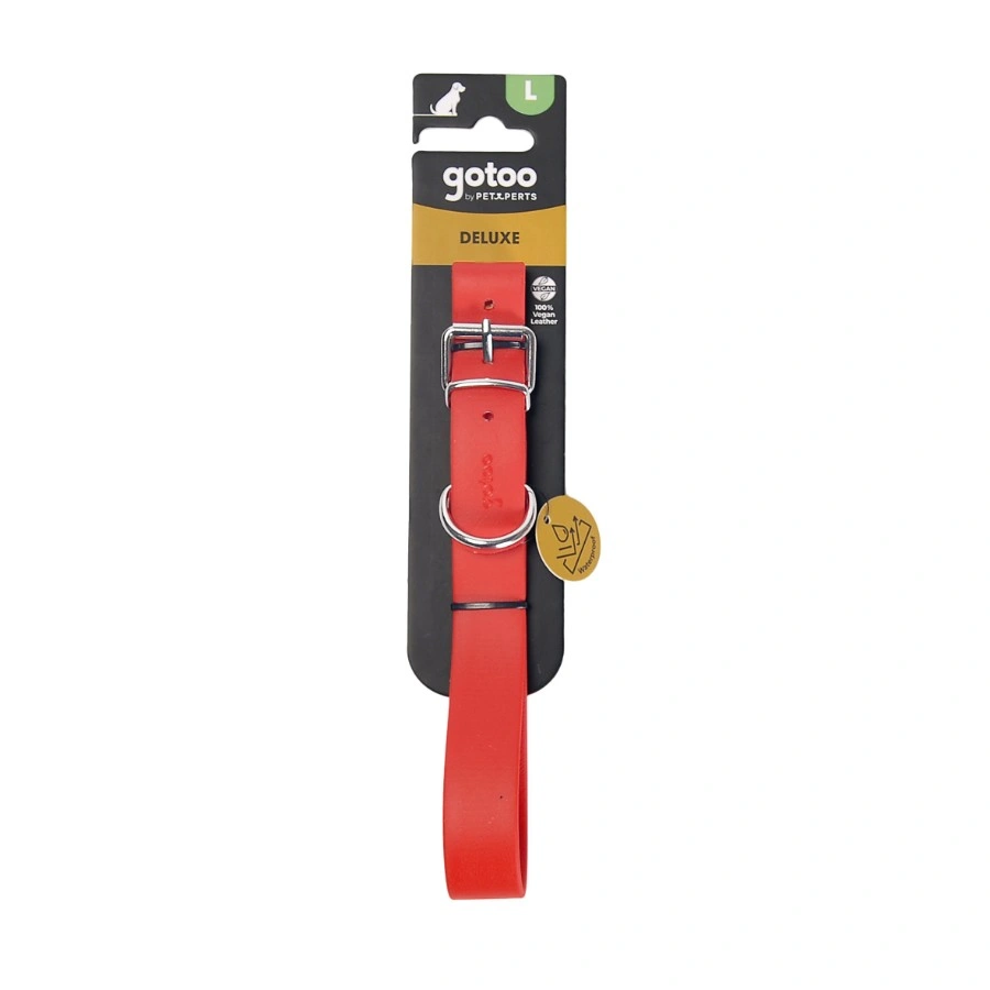 Gotoo! Collar Rojo Deluxe Biothane, , large image number null