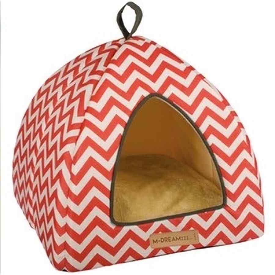 CAMA TASMANIA TIPI ROJO BLANCO 40 X 40 X 35 CM