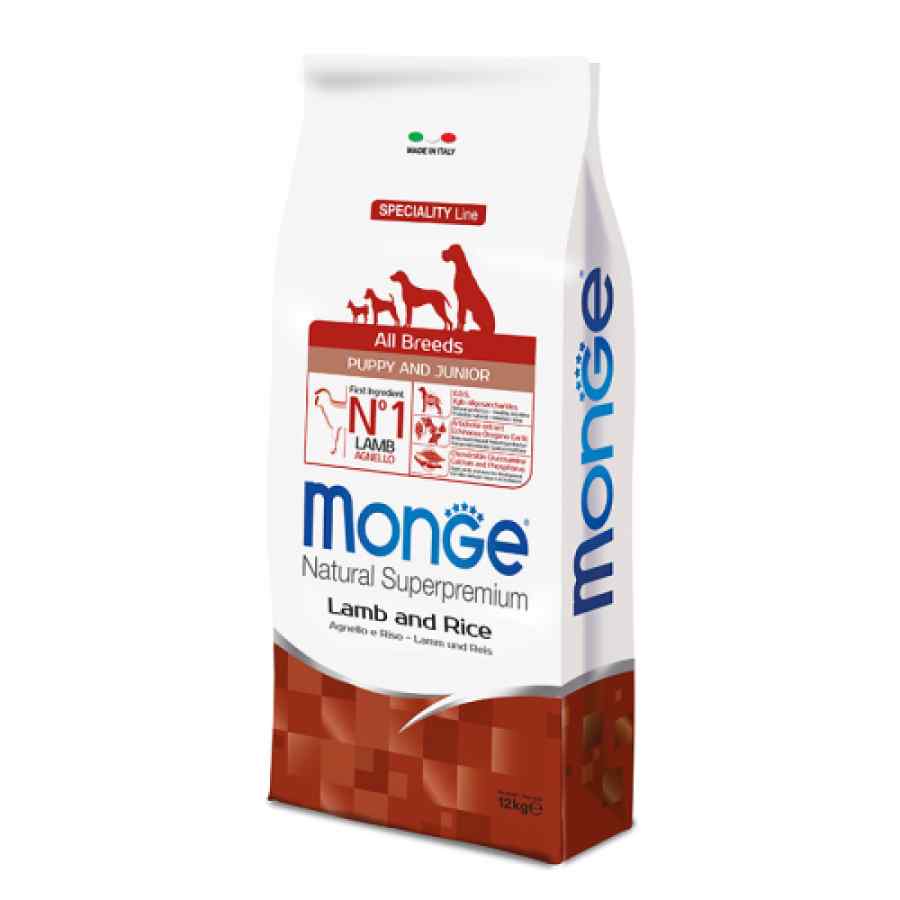 Monge Puppy All breeds Cordero y Arroz 12 kg, , large image number null