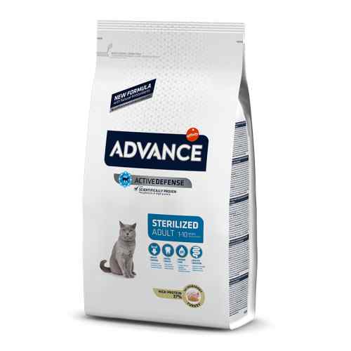 Advance Gato Adulto Esterilizada De 1 A 8 Años Pavo 3kg