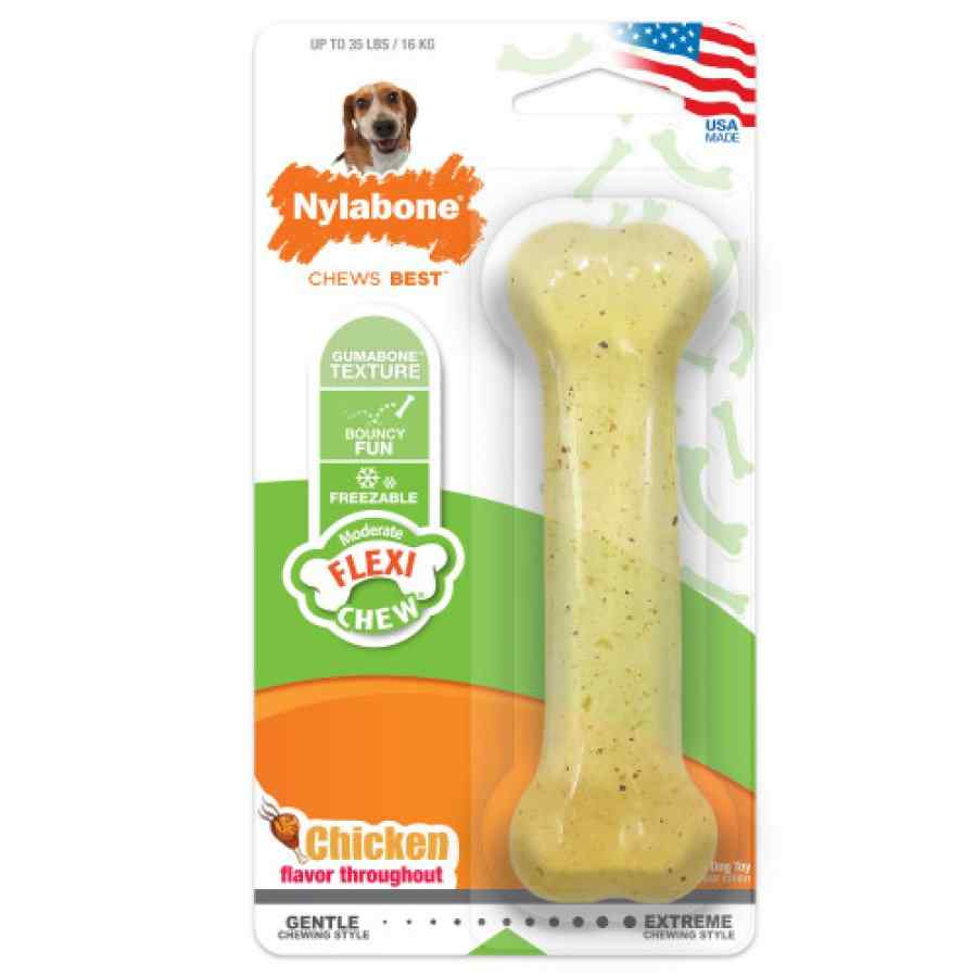 Nylabone Hueso De Pollo Masticable Flexichew, Sabor Pollo, , large image number null