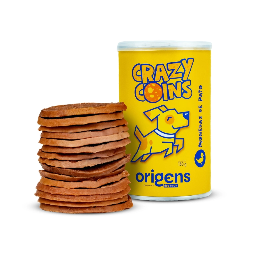 Snack Perros - Crazy Coins - Monedas De Pato 130 Gr, , large image number null