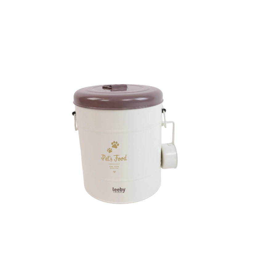 Contenedor De Alimento Para Mascotas De Hierro Leeby 6.5 L, , large image number null