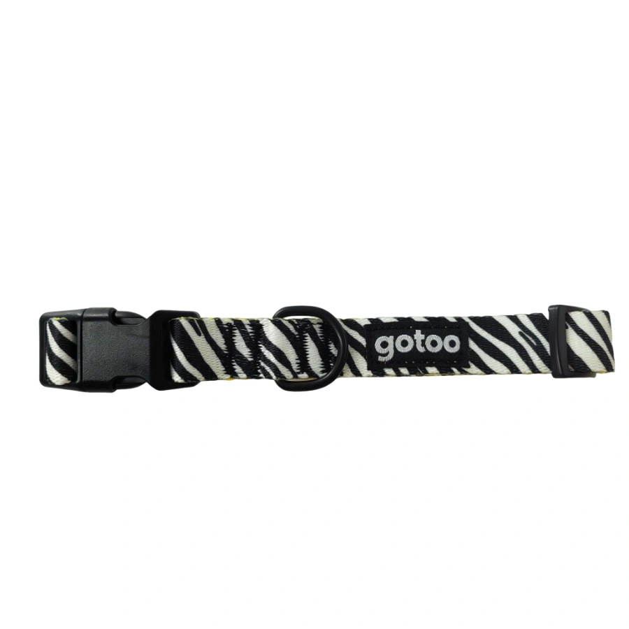Gotoo! Collar Funny Fashhion Cebra Negro, , large image number null