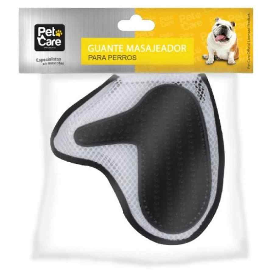 Pet care guante masajeador para perros negro, , large image number null