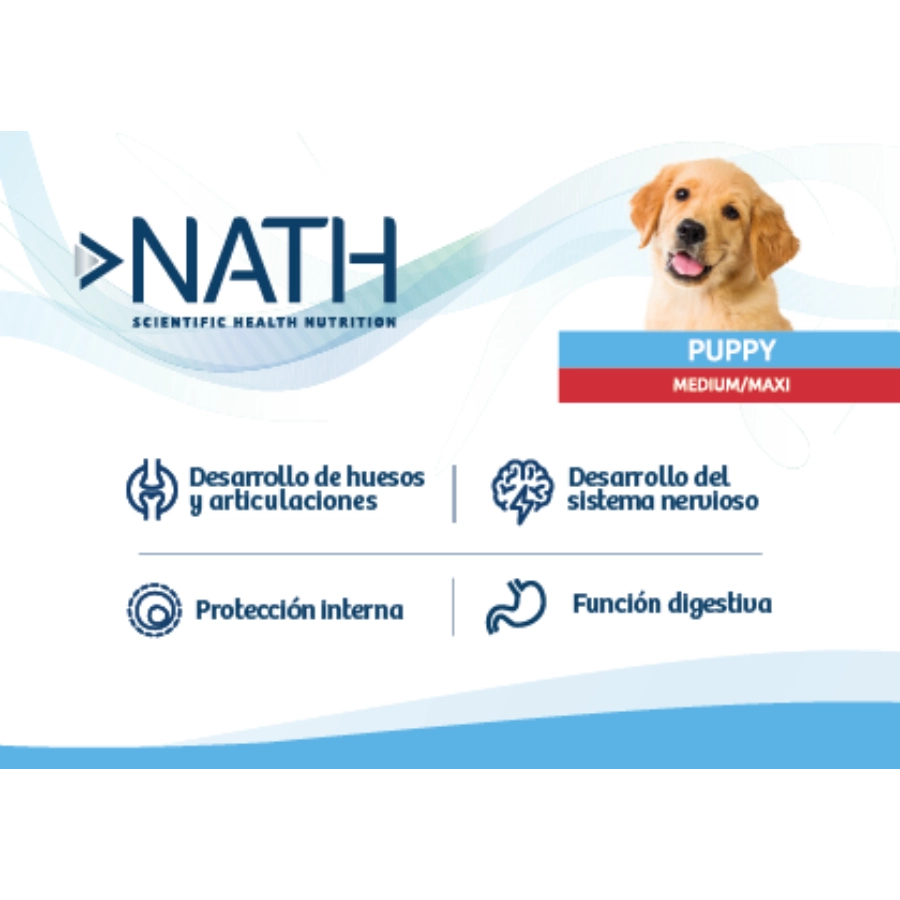 Nath Dog Puppy Medium Maxi Alimento Seco Perro, , large image number null