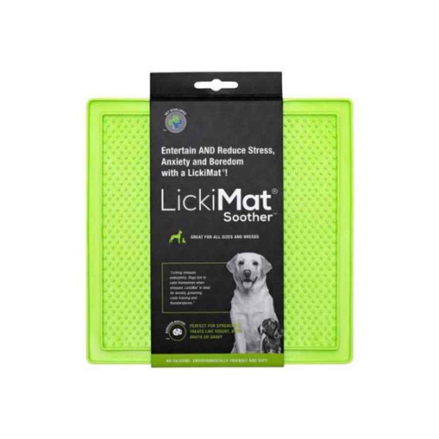 Lickimat Soother Green Dog