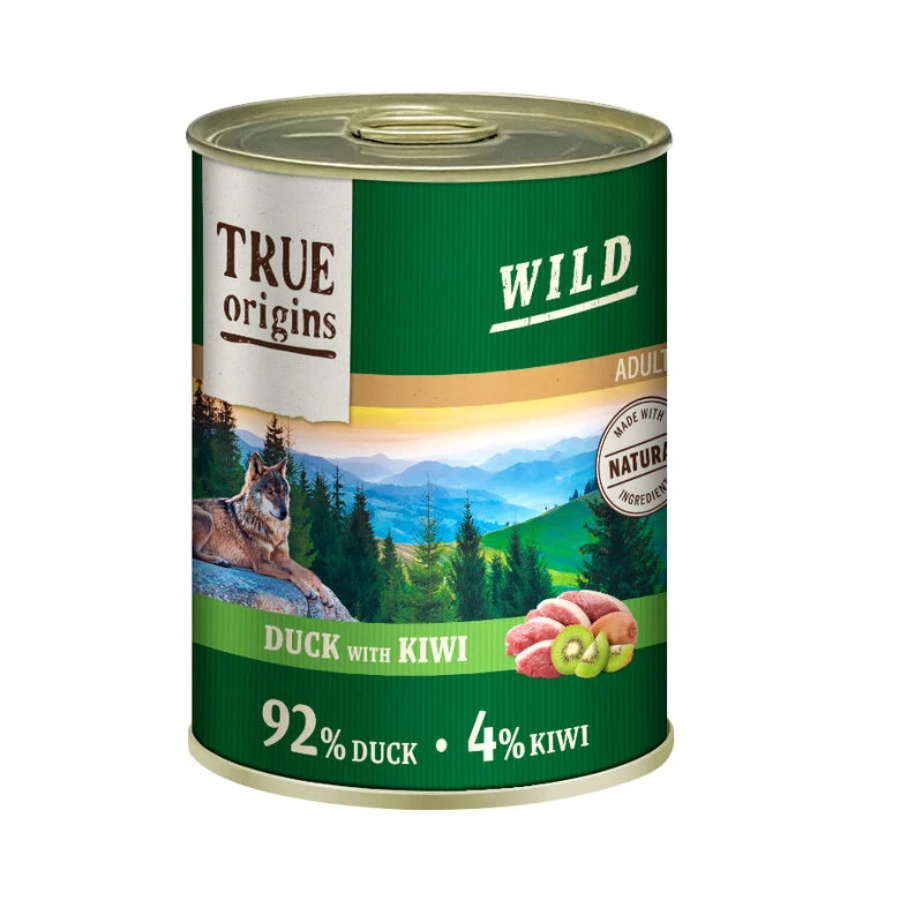 True Origins Wild Adulto Pato Y Kiwi Lata 400 Gr, , large image number null