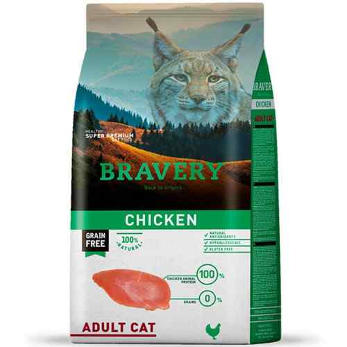 Bravery Chicken Adult Cat Alimento Seco Gato