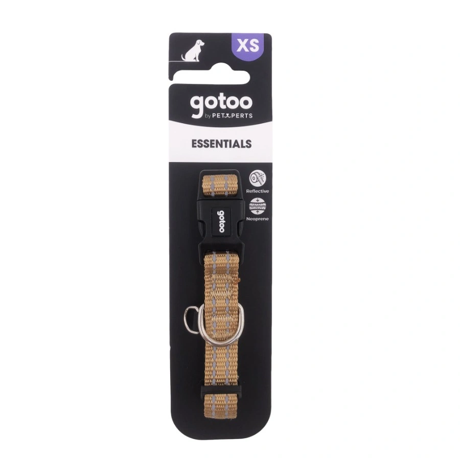 Gotoo! Collar Reflectante Premium Beige, , large image number null