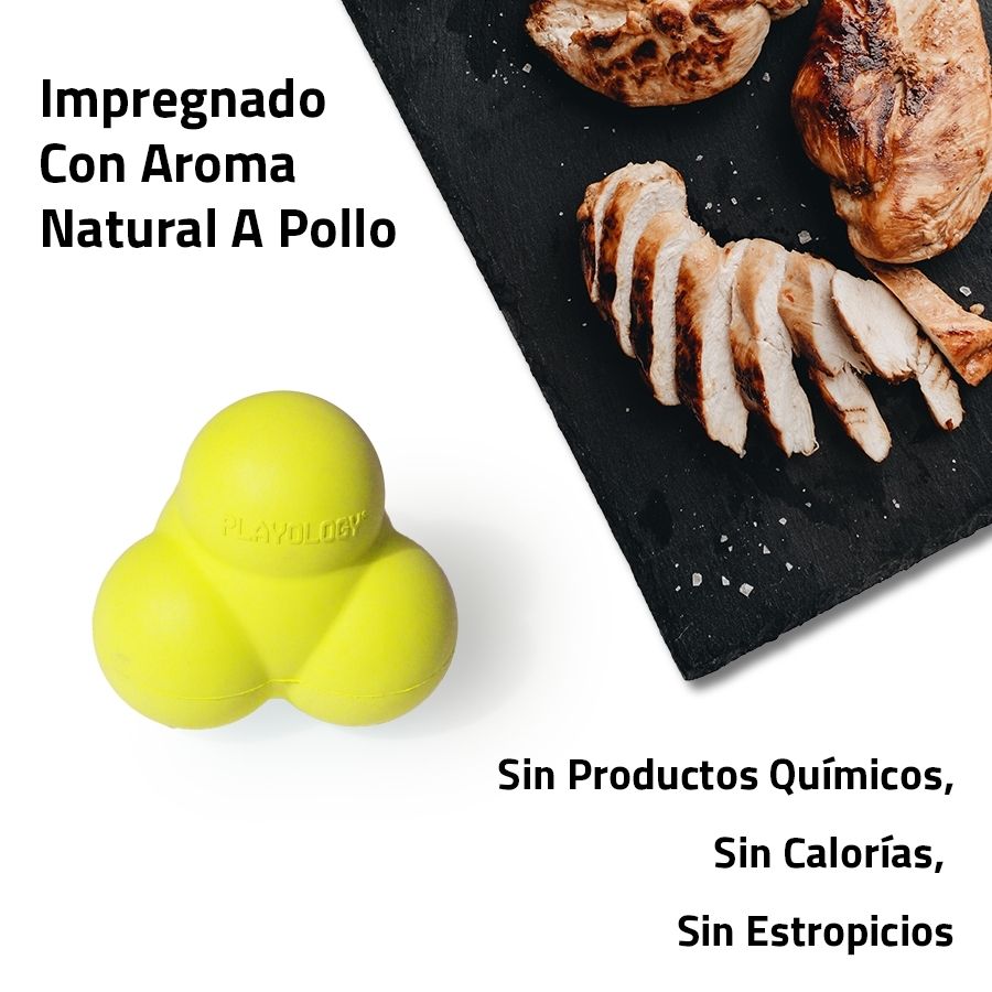 Playology Bola de rebote con aroma a pollo tamaño grande, , large image number null