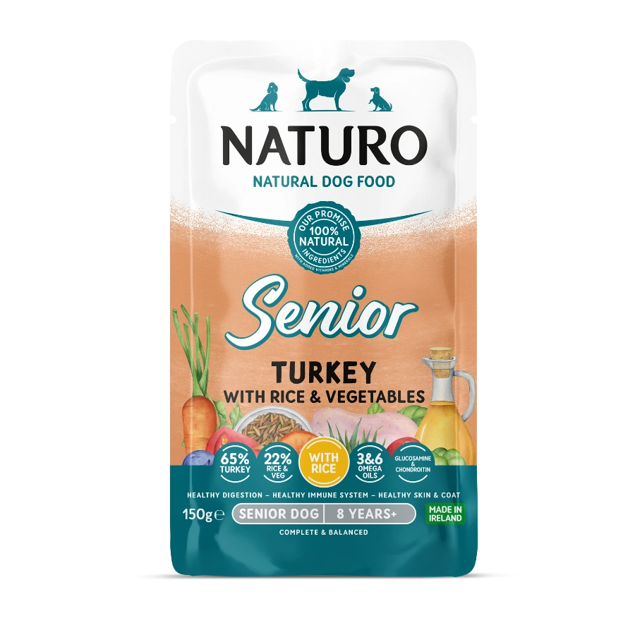 Naturo Senior Pavo Con Arroz Y Vegetales 150 G