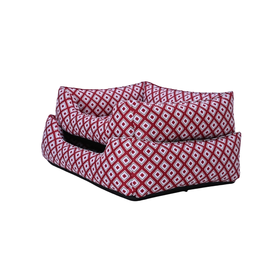 Leeby Dog Premium Teflon Bed Red, , large image number null