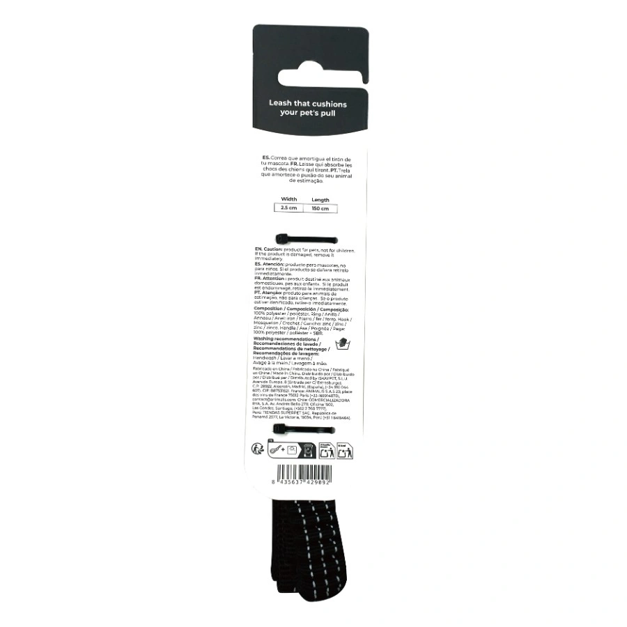 Gotoo! Correa Antitiro Negra 2.5 X 150Cm, , large image number null