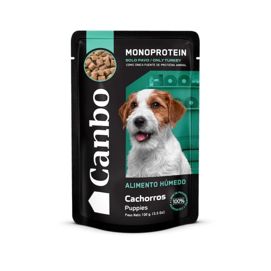 Canbo Perro Cachorro Pavo Pouch 100 g, , large image number null