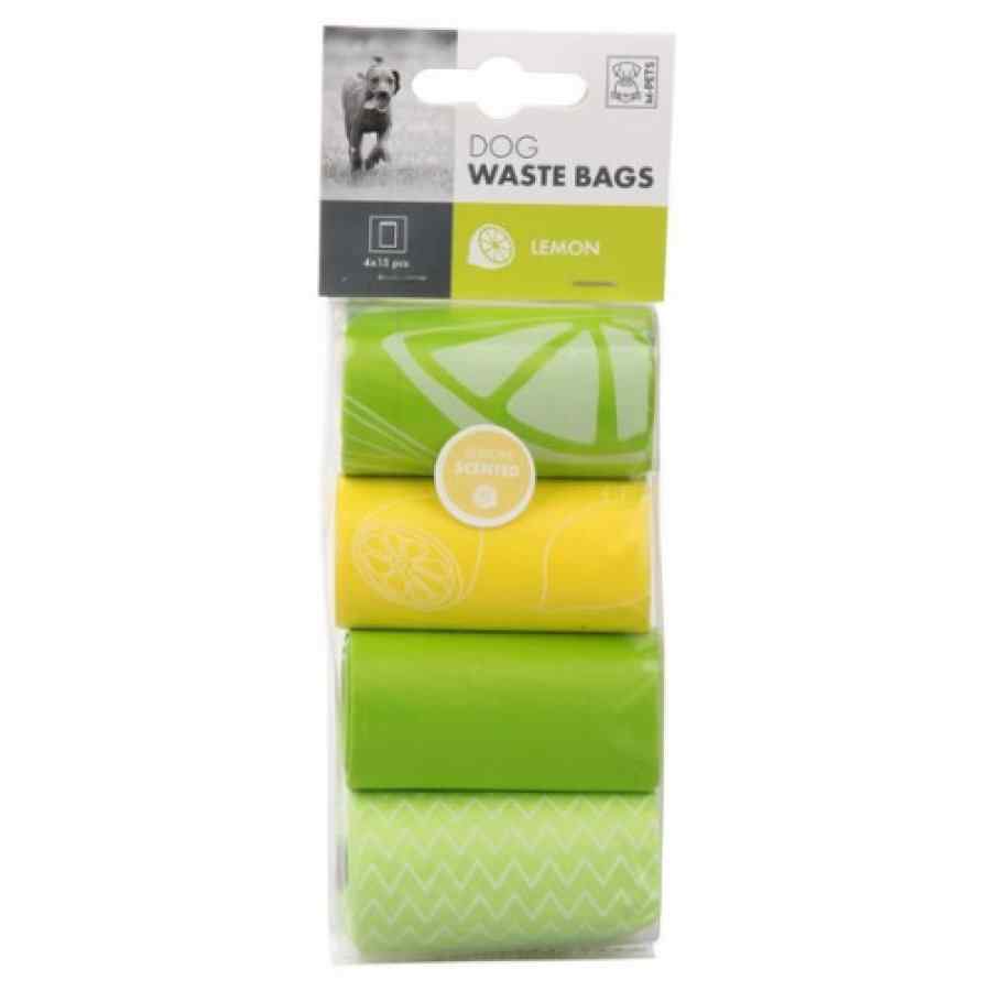 Bolsas recoge fecas limon 8x15pcs