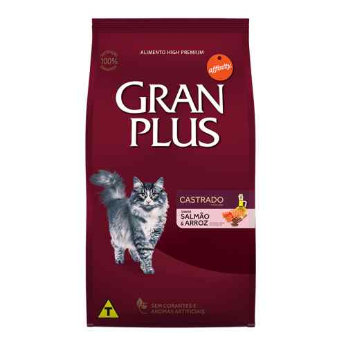 Gran Plus Gato Adulto Castrado Salmon y Arroz 10kg image number null