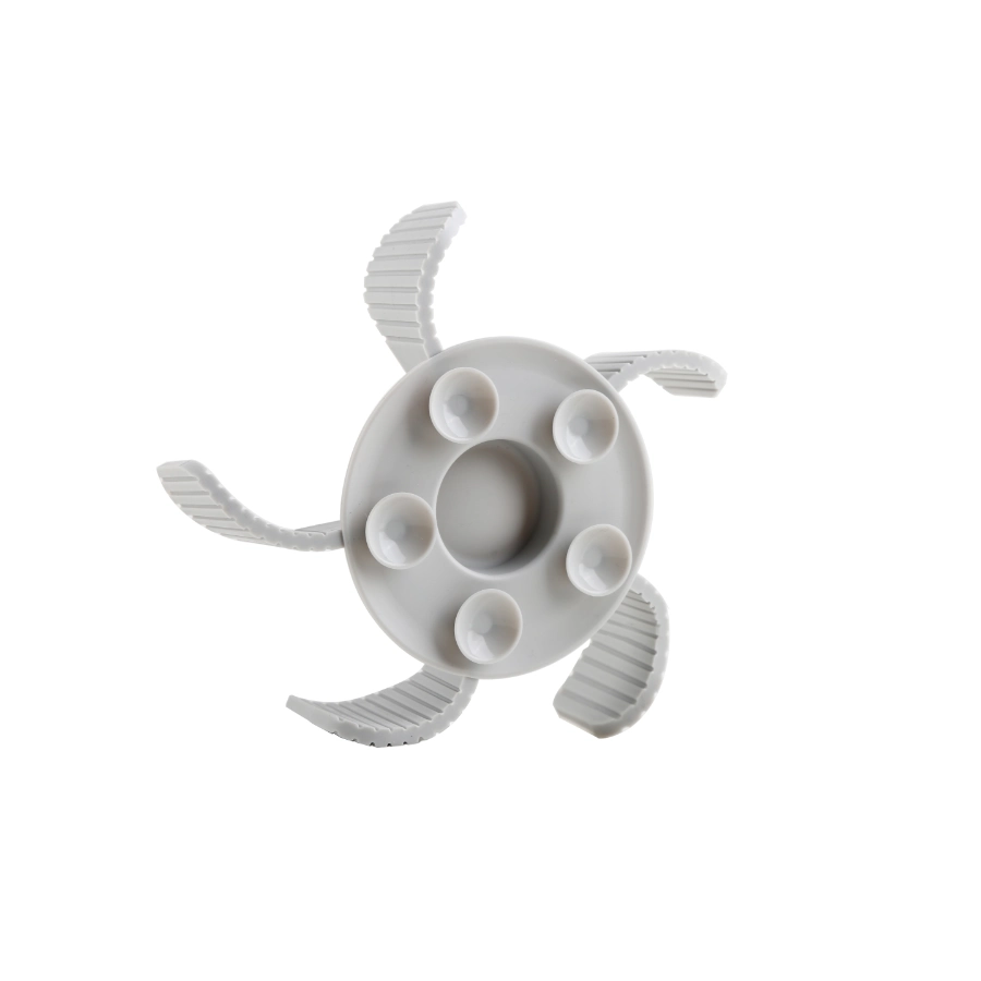 Accesorio Antiglot&oacute;n De Silicona Para Perros Gris Leeby