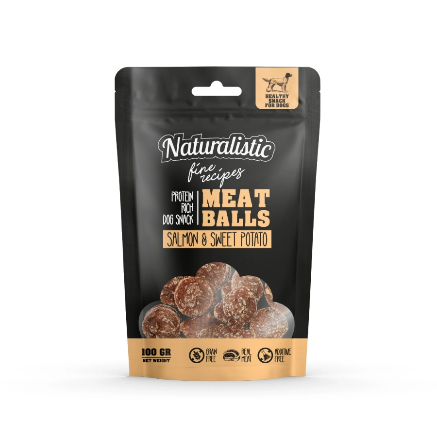 Naturalistic Fine Recipes Albóndiga De Salmón Y Camote 100 g, , large image number null