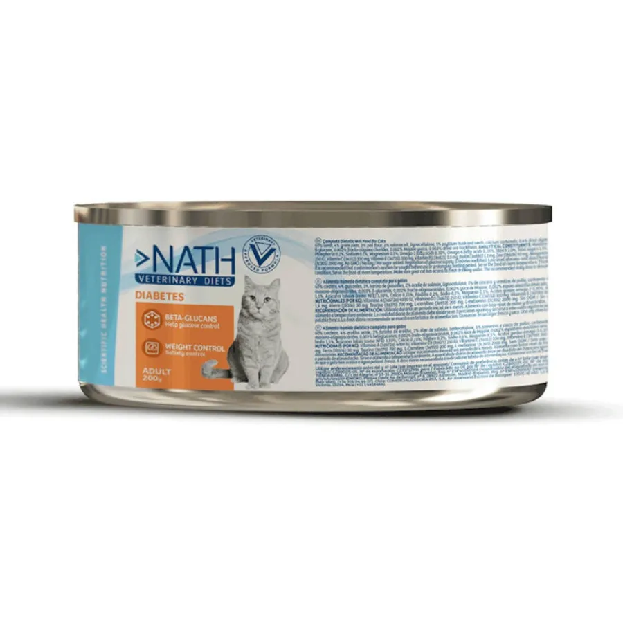 Nath Veterinary Diets Gato Diabético 200 g, , large image number null