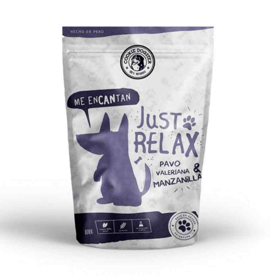 Cookie Dogster Just Relax Galletas de Pavo, Valeriana y Manzanilla 100gr, , large image number null