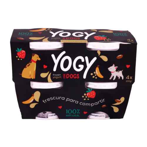 4Pack Yogy Fresas y Plátano (4x100 g), , large image number null