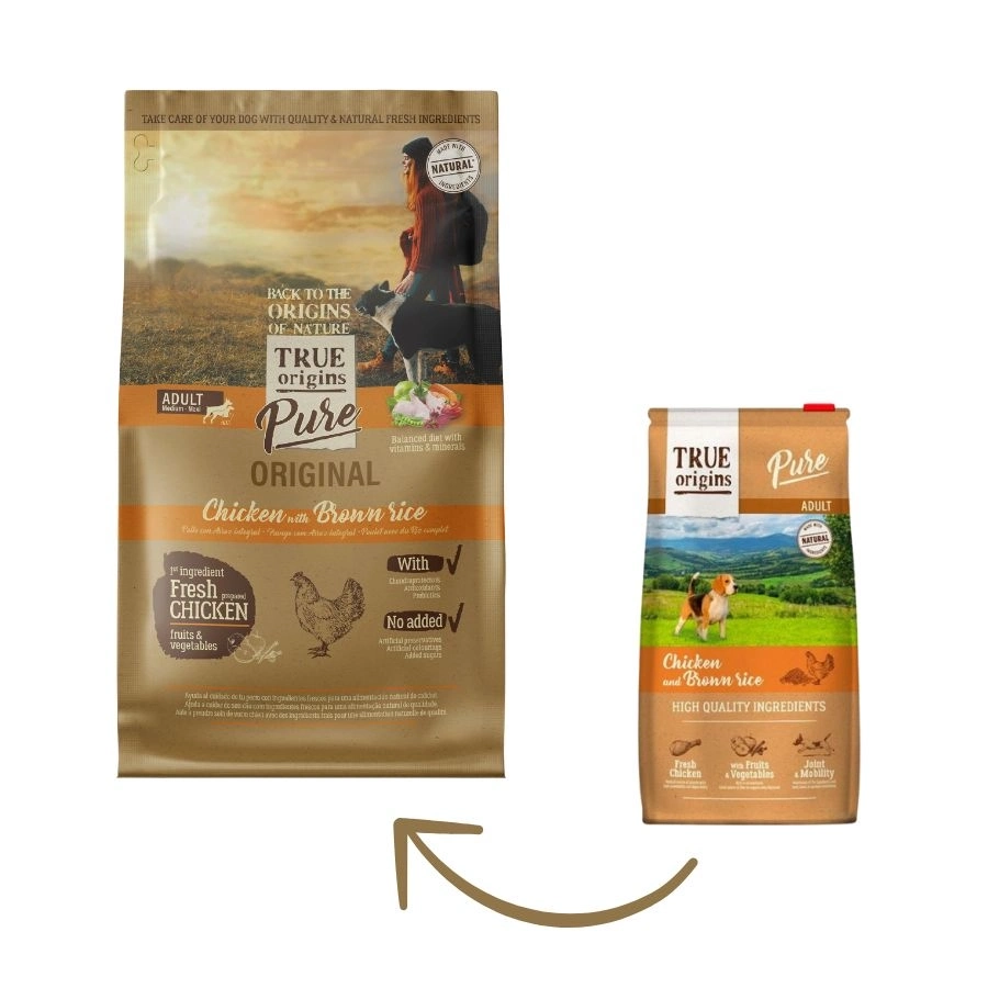 True Origins Pure Dog Adult Chicken 12 Kg (F. Vencimiento: 17-04-2026)