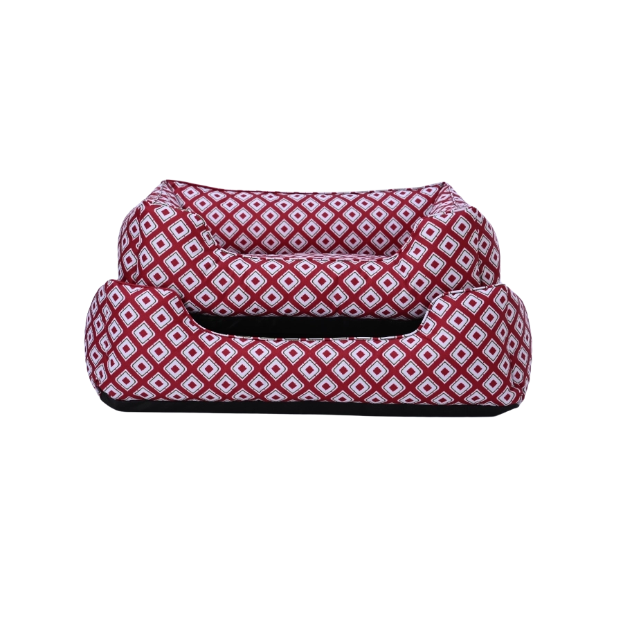 Leeby Dog Premium Teflon Bed Red, , large image number null