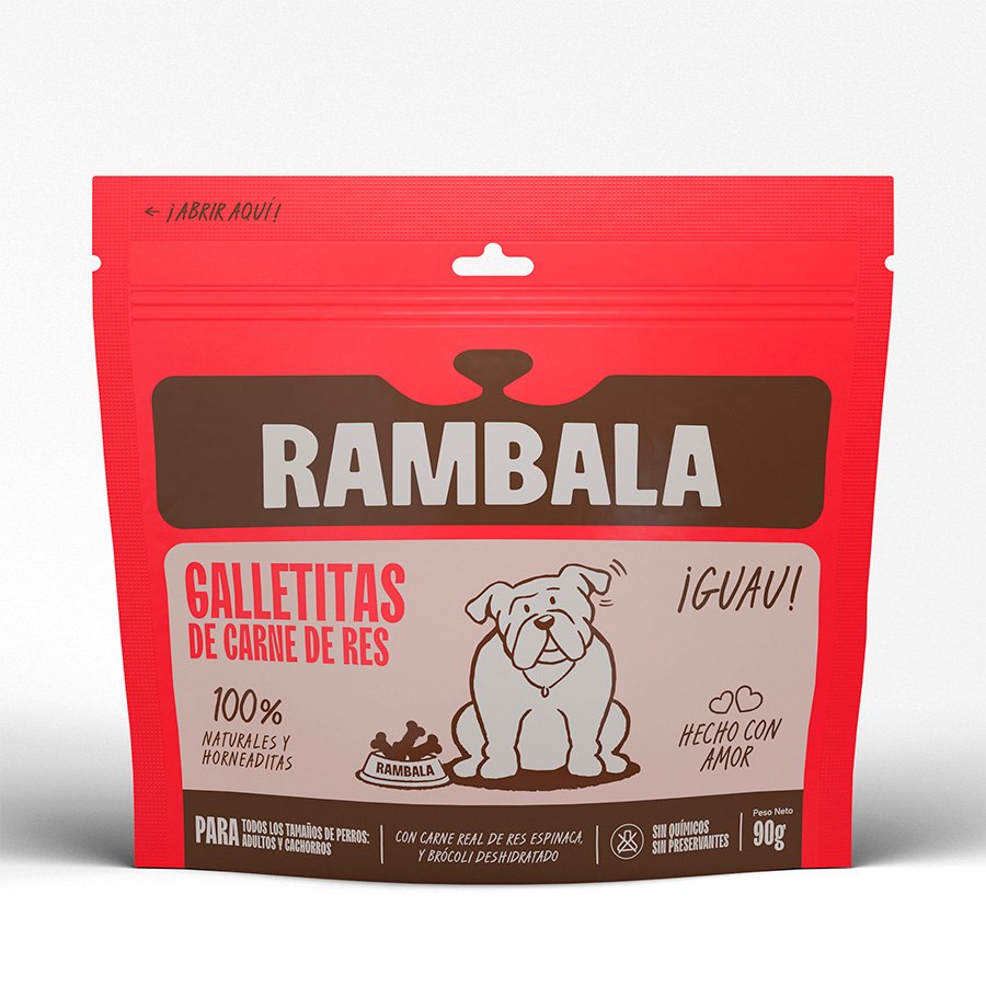 Galletitas De Carne Rambala Bolsa X90G, , large image number null