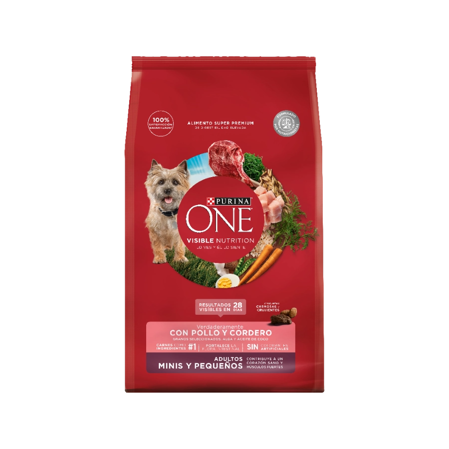 One Adultos Minis Y Peque&ntilde;os Cordero Alimento Seco Perro, , large image number null