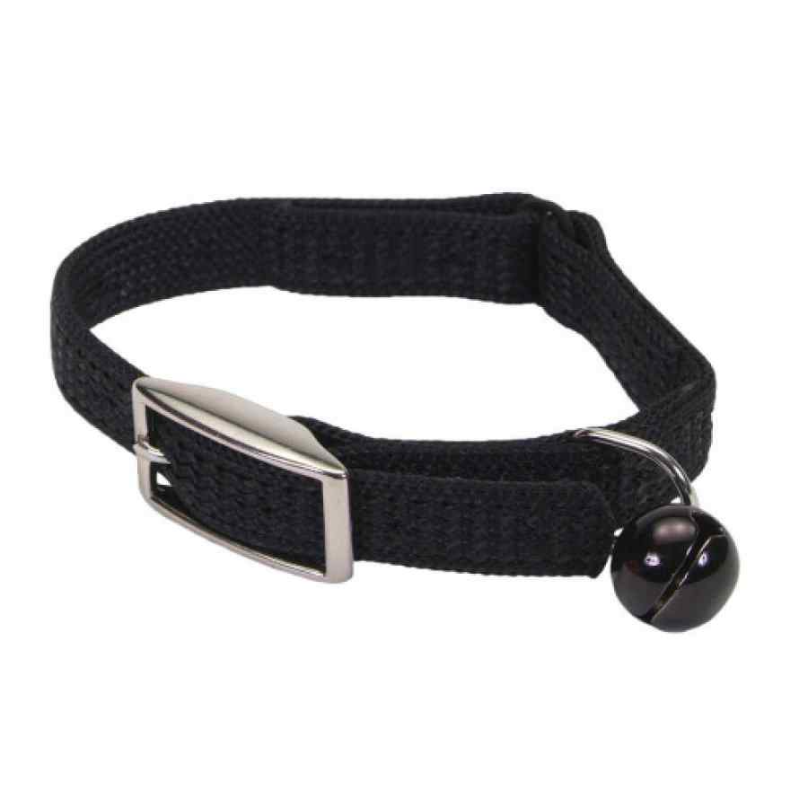Coastal Snag-Proof Safety Cat Collar, Black, 3/8" X 08"
