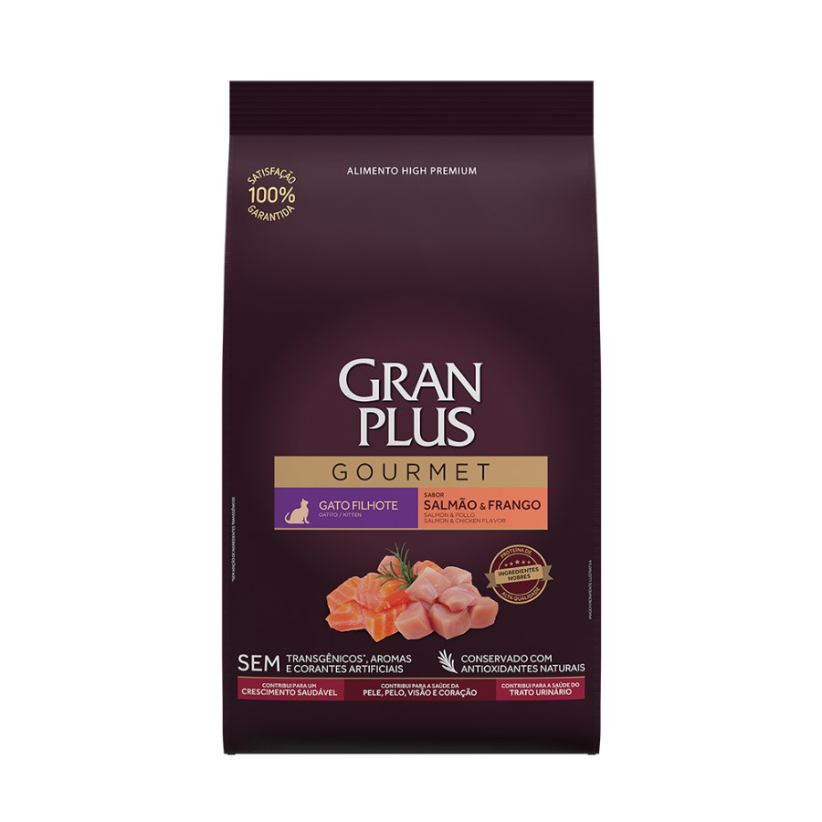 Gran Plus Gourmet Gato Cachorro Salmon Y Pollo, , large image number null