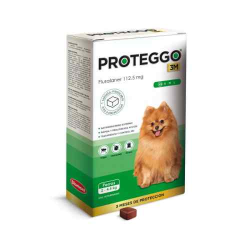 Proteggo 3m 112.5 Mg para Perro 2 - 4.5 Kg (Cja X 1tab) image number null