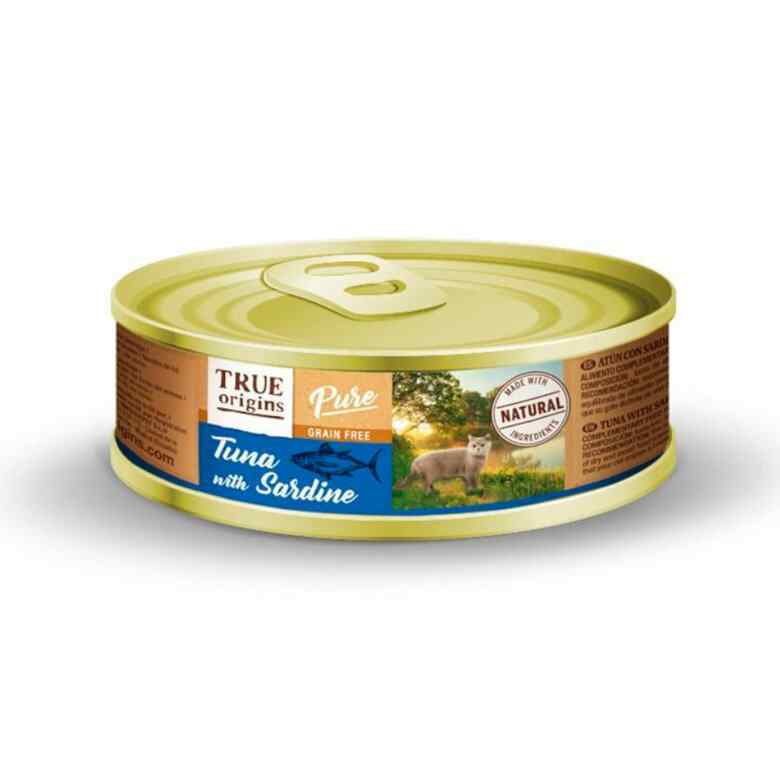 True Origins Pure Cat Adult Atun Sardina 85 Gr