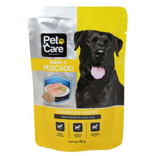 Pet Care Pouches Perro Pescado Al Vapor, , large image number null