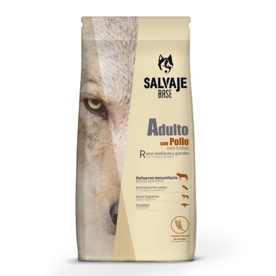 Salvaje Adulto Con Pollo 15 Kg, , large image number null