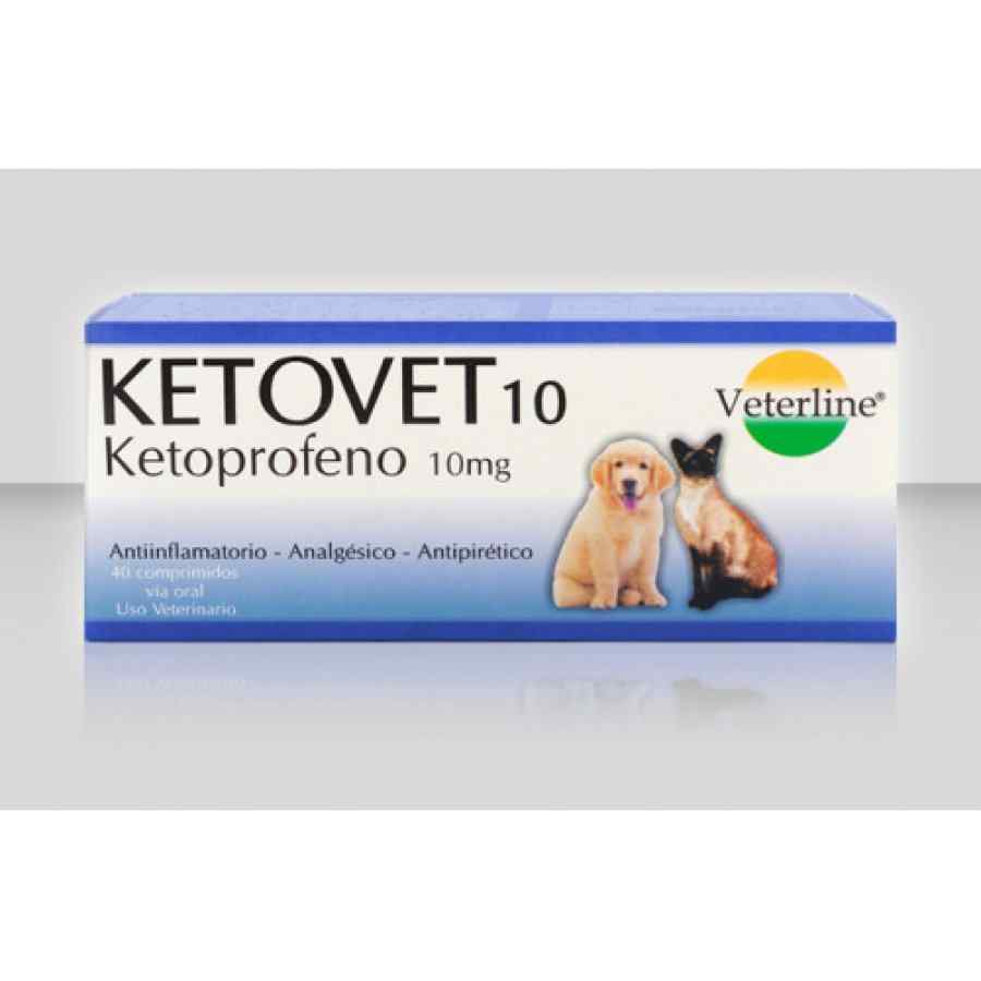 [Perro/Gato] Ketovet 10mg / Ketoprofeno 10mg (Compra : Caja, Venta: Unidad)