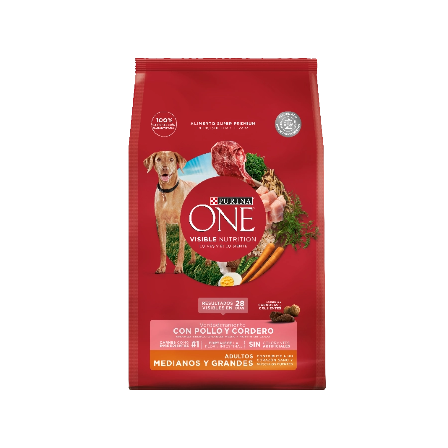 One Adultos Medianos Y Grandes Cordero Alimento Seco Perro, , large image number null
