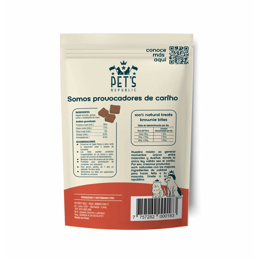 Pet&acute;S Republic Snack Otg Brownie Bites, , large image number null