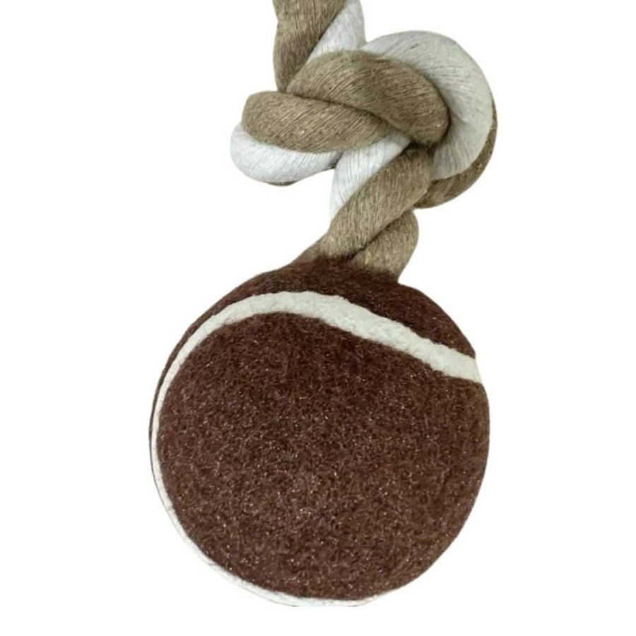 Tootoy! Pelota De Tennis Con Cuerda Anudada Para Perros, , large image number null