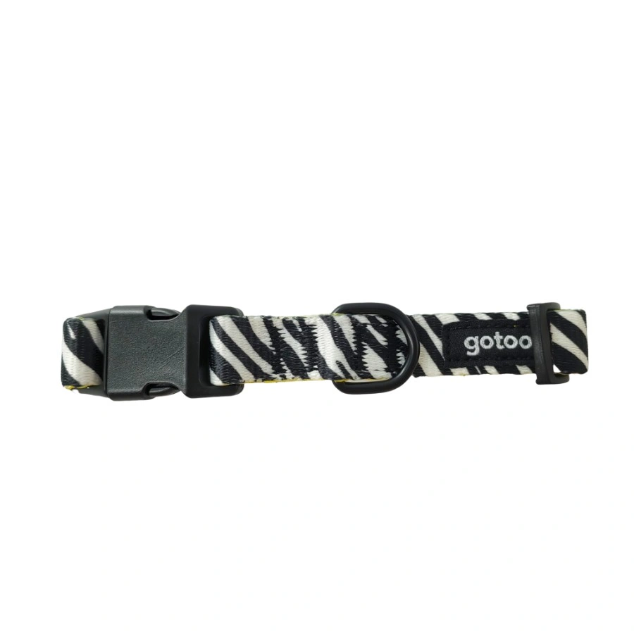 Gotoo! Collar Funny Fashhion Cebra Negro, , large image number null
