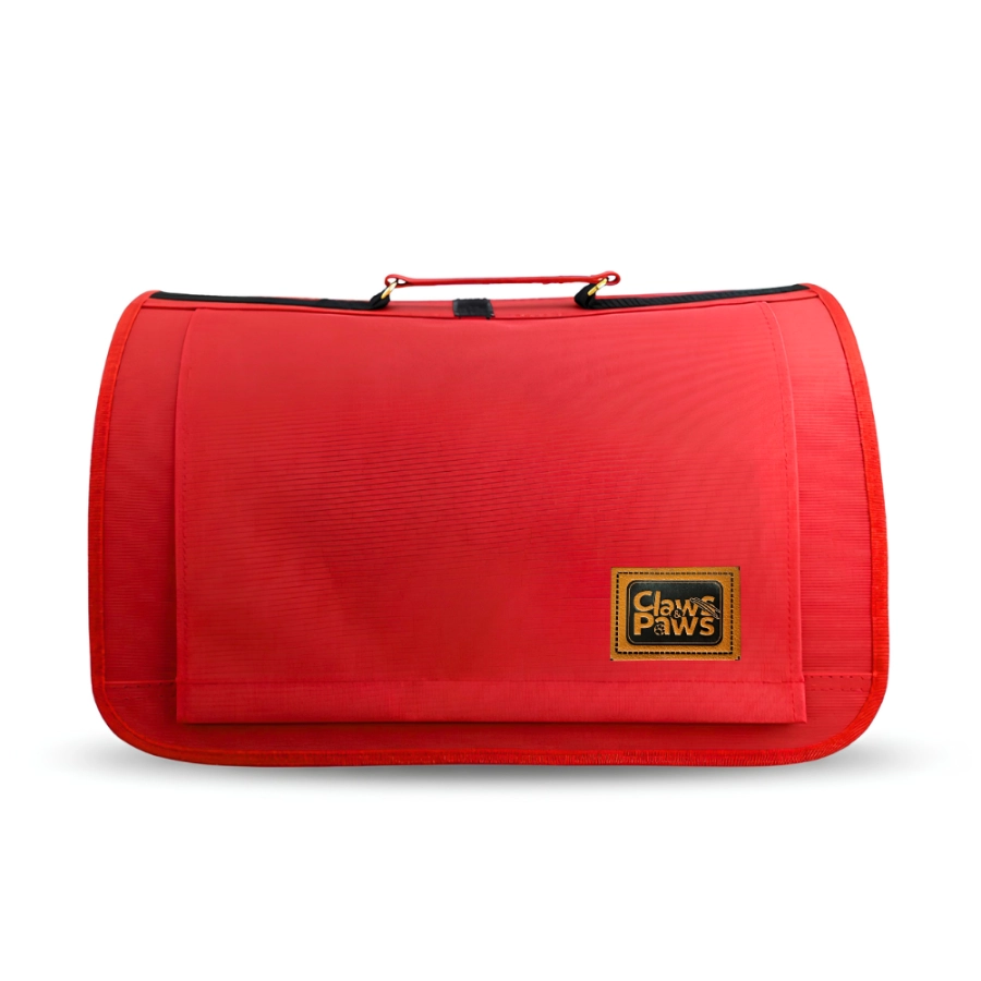 Claws & Paws Transportador De Tela Talla 3 Rojo, , large image number null